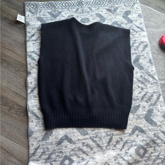 Vintage (like) Babaa/Ozma like Cropped Button Front SweaterVest top XS/S EUC - Picture 11 of 16